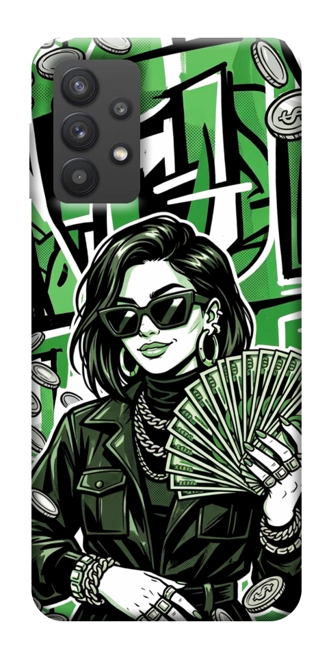 Чохол Money woman green для Galaxy A32 5G