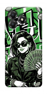 Чехол Money woman green для ZTE Blade A36