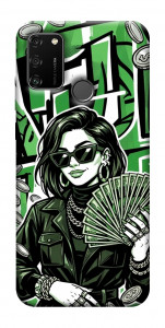 Чохол Money woman green для Huawei Honor 9A