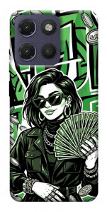 Чехол Money woman green для Motorola Moto G17