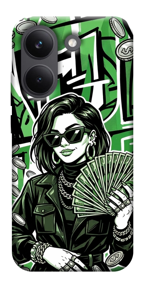 Чехол Money woman green для Xiaomi Poco X8 Pro