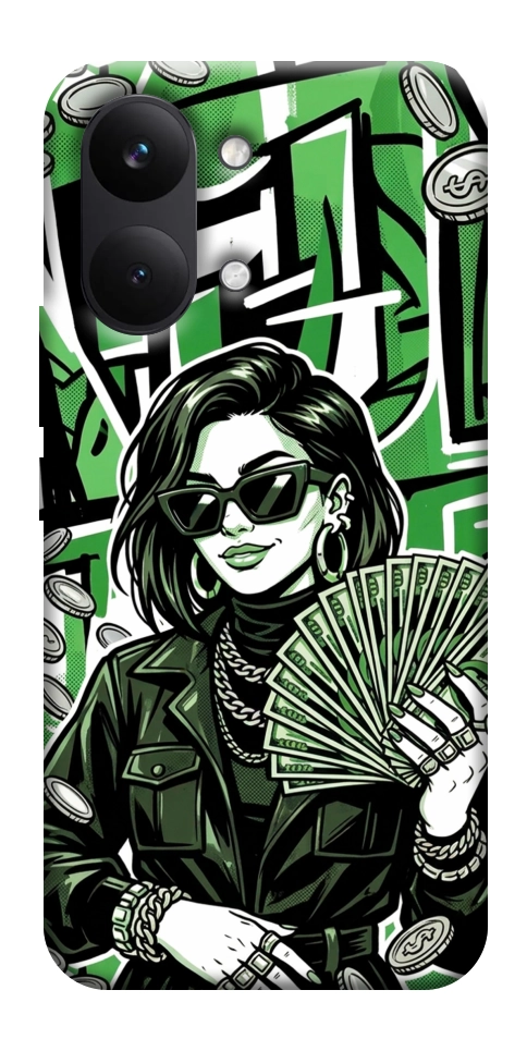 Чехол Money woman green для Xiaomi Poco X8 Pro Max