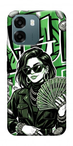 Чехол Money woman green для Oppo A6