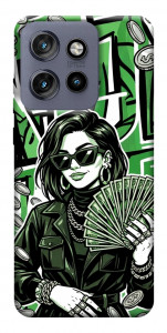 Чехол Money woman green для Motorola Edge 60 Neo