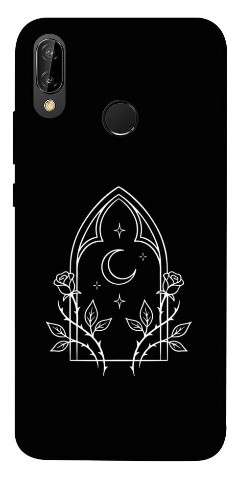 Чехол Gothic roses для Huawei P20 Lite