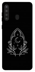 Чехол Gothic roses для Galaxy A21