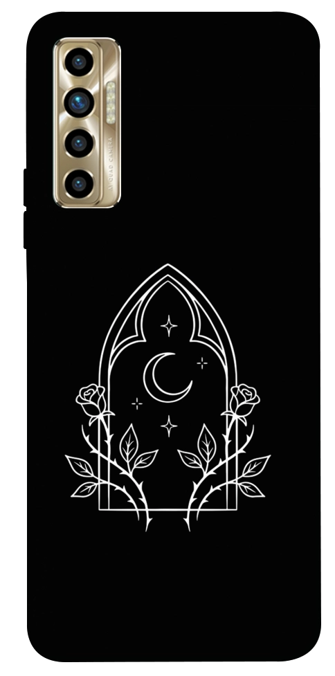 Чехол Gothic roses для TECNO Camon 17P
