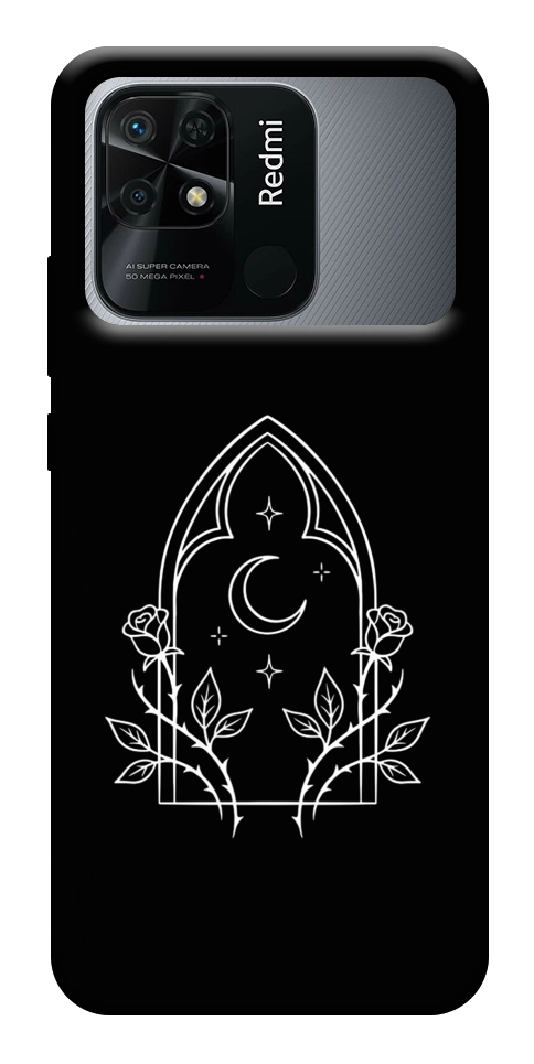 Чехол Gothic roses для Xiaomi Redmi 10C