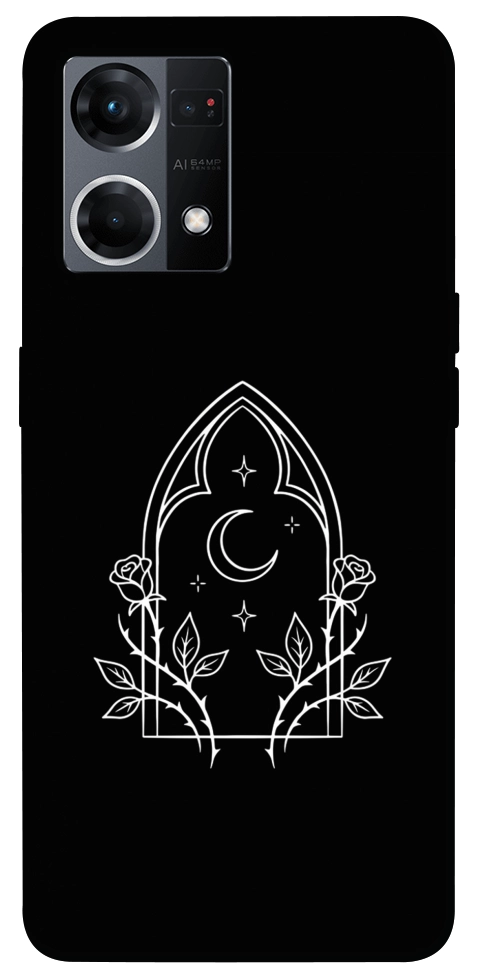 Чехол Gothic roses для Oppo Reno 7 4G
