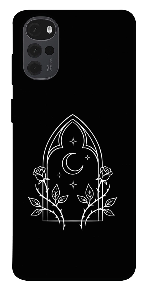 Чохол Gothic roses для Motorola Moto G22