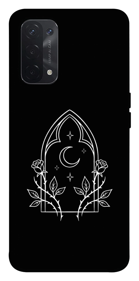 Чехол Gothic roses для Oppo A74 5G