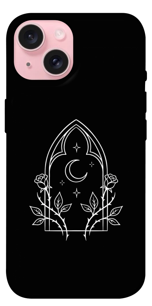 Чехол Gothic roses для iPhone 15