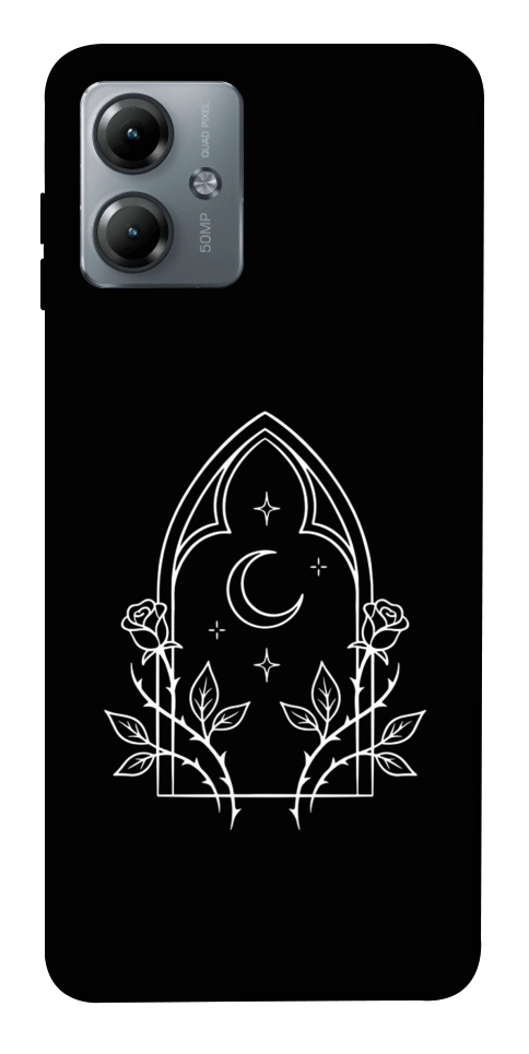 Чохол Gothic roses для Motorola Moto G14