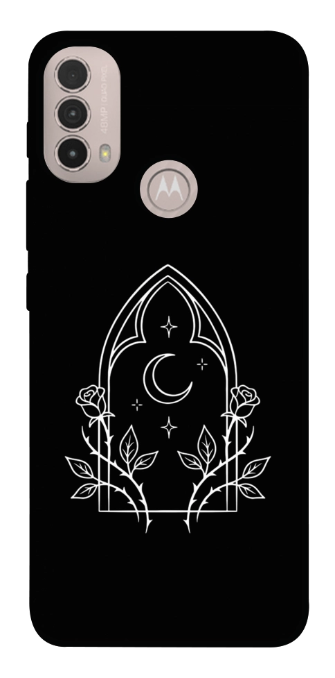 Чехол Gothic roses для Motorola Moto E30