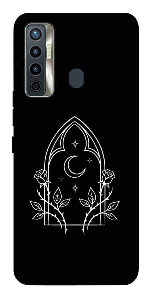 Чехол Gothic roses для TECNO Camon 17