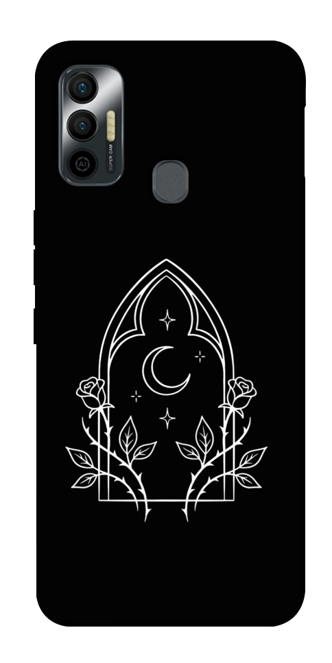 Чохол Gothic roses для TECNO Spark 7