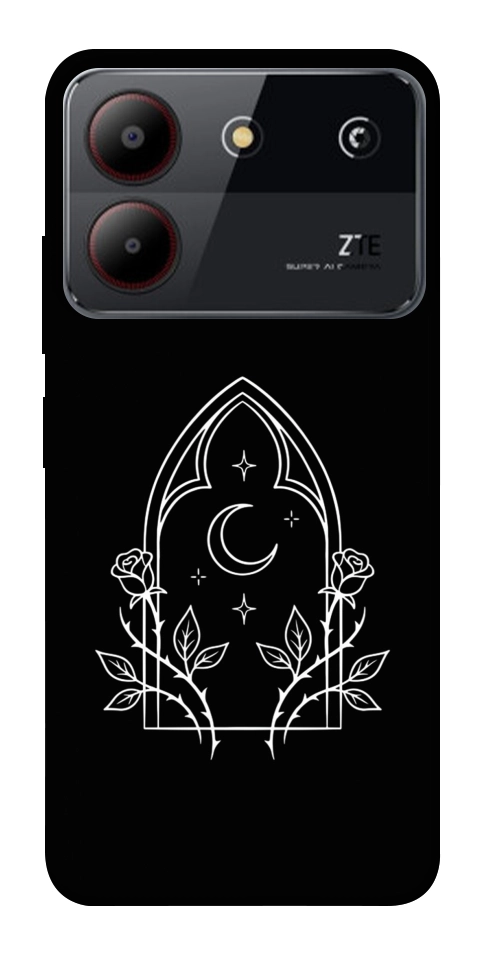 Чехол Gothic roses для ZTE Blade A54 4G
