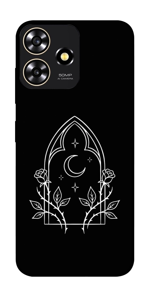 Чехол Gothic roses для ZTE Blade A73 4G