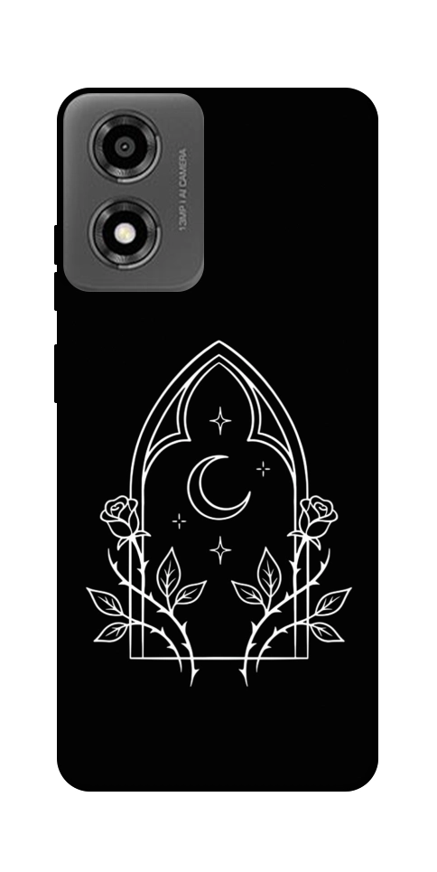 Чехол Gothic roses для Motorola Moto E14