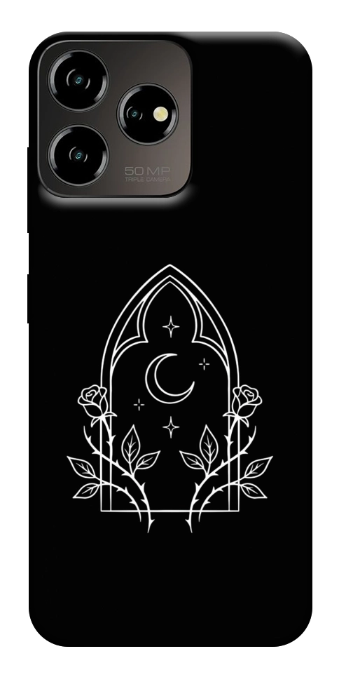 Чехол Gothic roses для ZTE Blade V50 Design 4G
