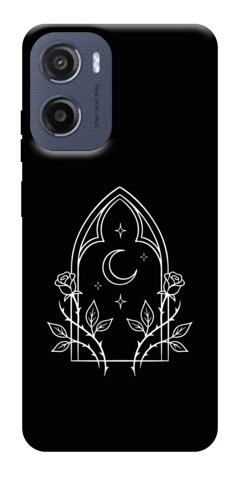 Чехол Gothic roses для Motorola Moto E15