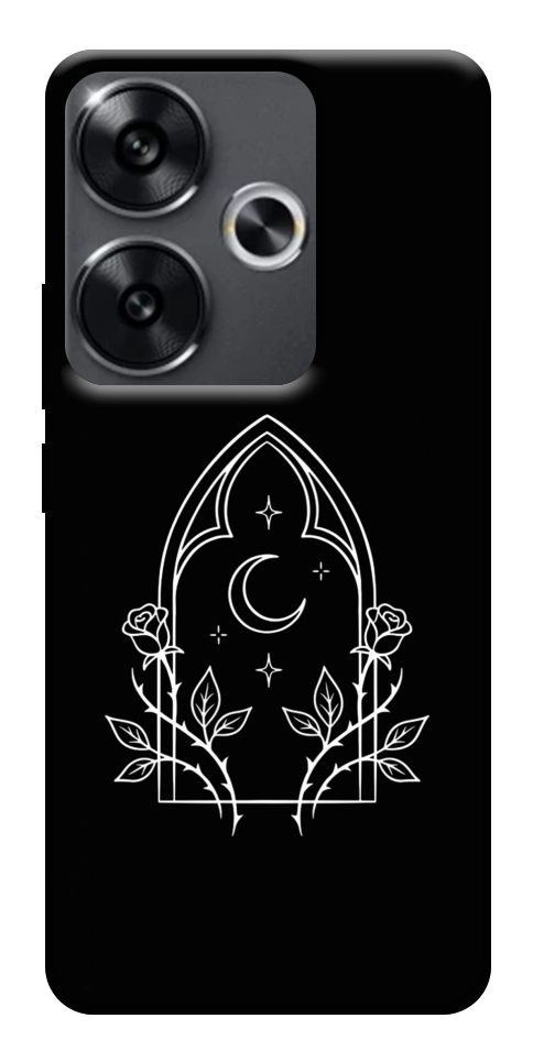 Чехол Gothic roses для Xiaomi Poco F6