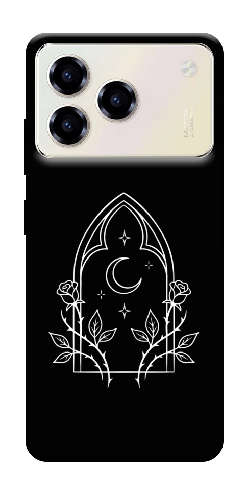 Чехол Gothic roses для ZTE Blade A76 4G