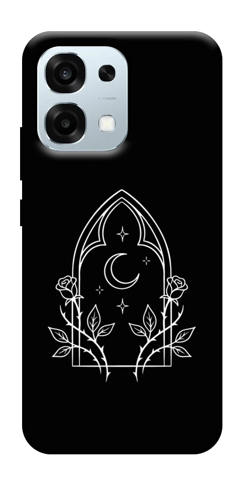 Чехол Gothic roses для Oppo A6 Pro