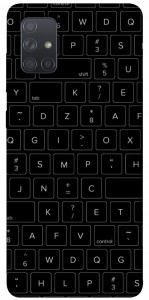Чехол Keyboard для Galaxy A71 (2020)