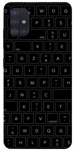 Чохол Keyboard для Galaxy A51 (2020)