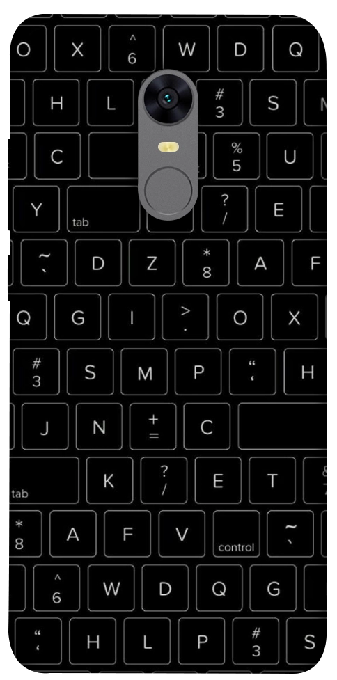 Чехол Keyboard для Xiaomi Redmi Note 5 (Single Camera)