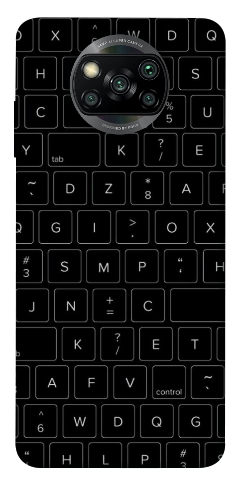 Чохол Keyboard для Xiaomi Poco X3 NFC