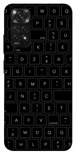 Чехол Keyboard для Xiaomi Redmi Note 11 (Global)