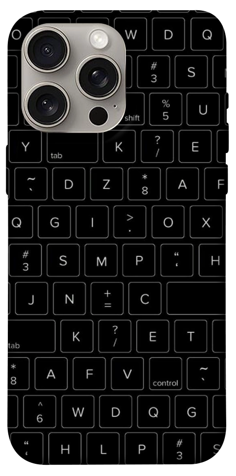 Чехол Keyboard для iPhone 15 Pro Max