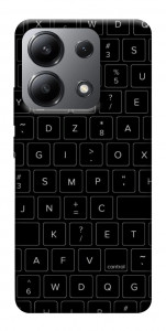 Чехол Keyboard для Xiaomi Redmi Note 13 4G