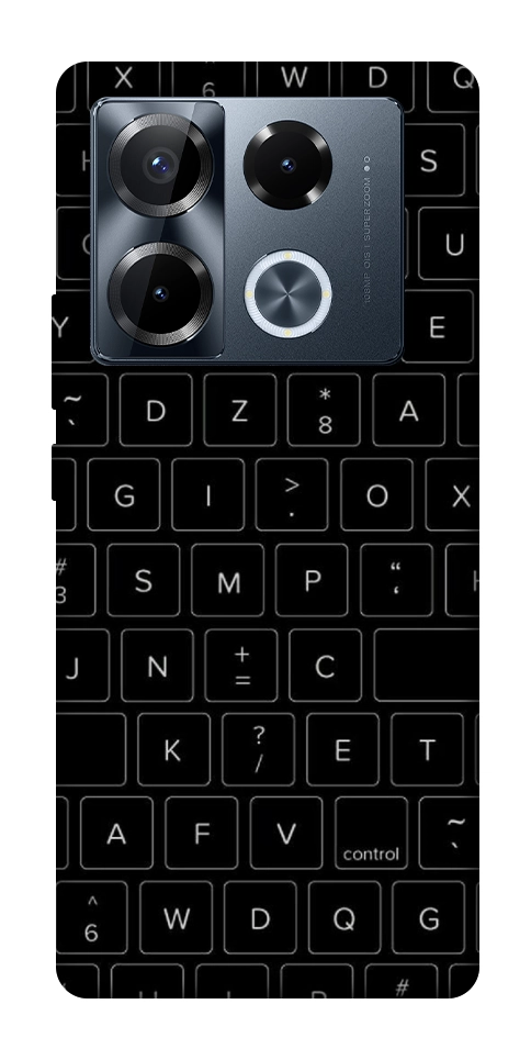 Чехол Keyboard для Infinix Note 40 Pro 4G