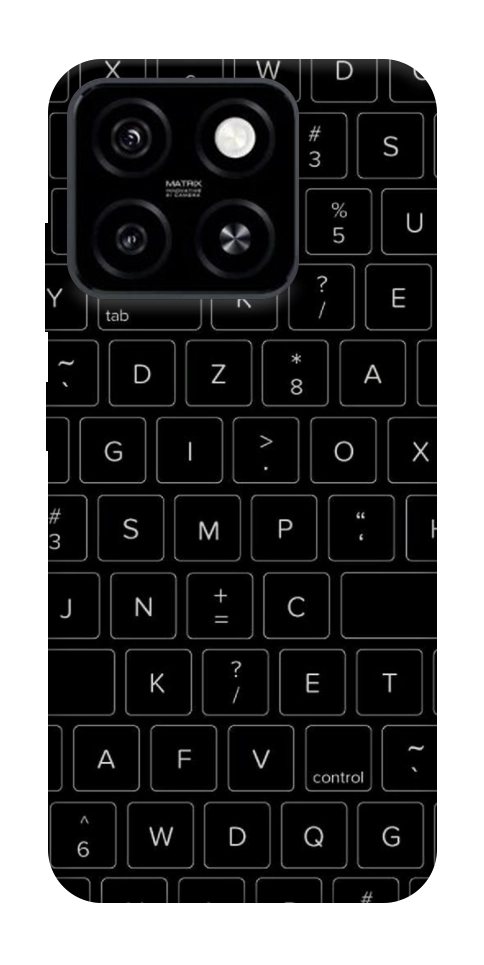 Чехол Keyboard для ZTE Blade A55 4G
