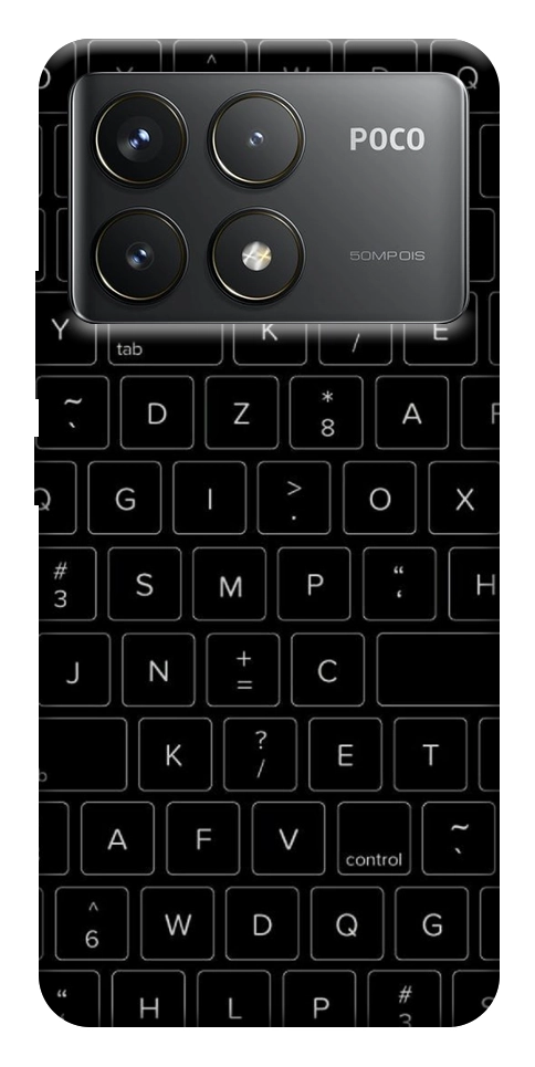 Чохол Keyboard для Xiaomi Poco F6 Pro