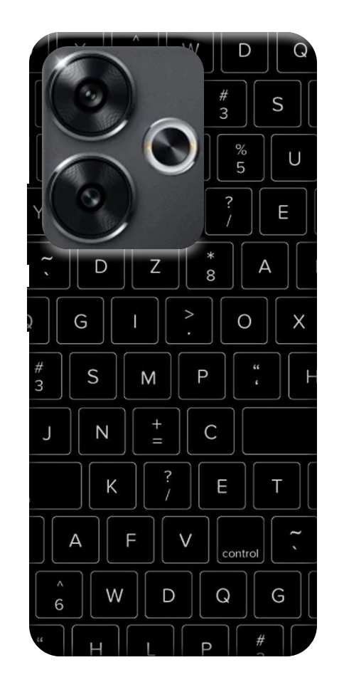 Чехол Keyboard для Xiaomi Poco F6