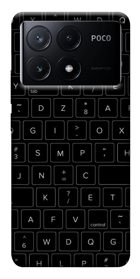 Чехол Keyboard для Xiaomi Poco X6 Pro