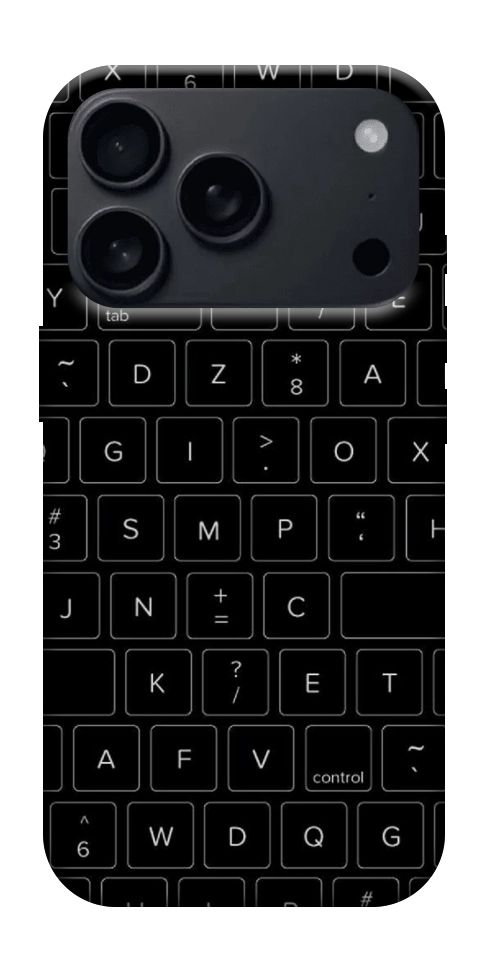 Чехол Keyboard для iPhone 17 Pro