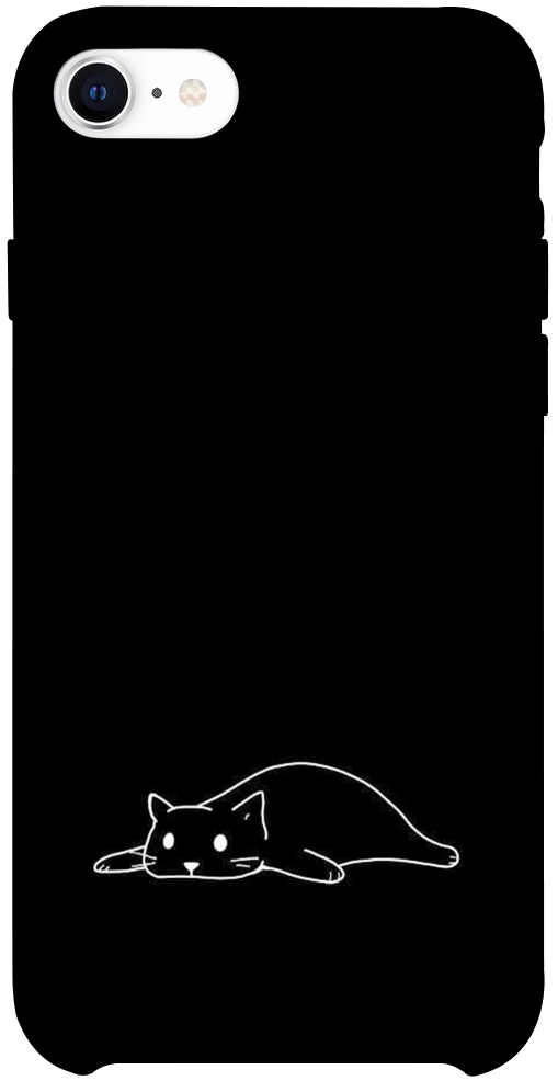 Чохол Lazy cat для iPhone SE (2020)