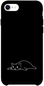 Чехол Lazy cat для iPhone SE (2020)