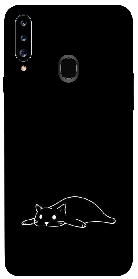 Чехол Lazy cat для Galaxy A20s (2019)