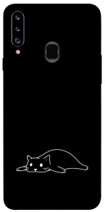 Чехол Lazy cat для Galaxy A20s (2019)