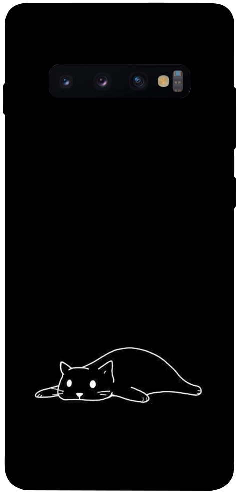 Чехол Lazy cat для Galaxy S10 Plus (2019)