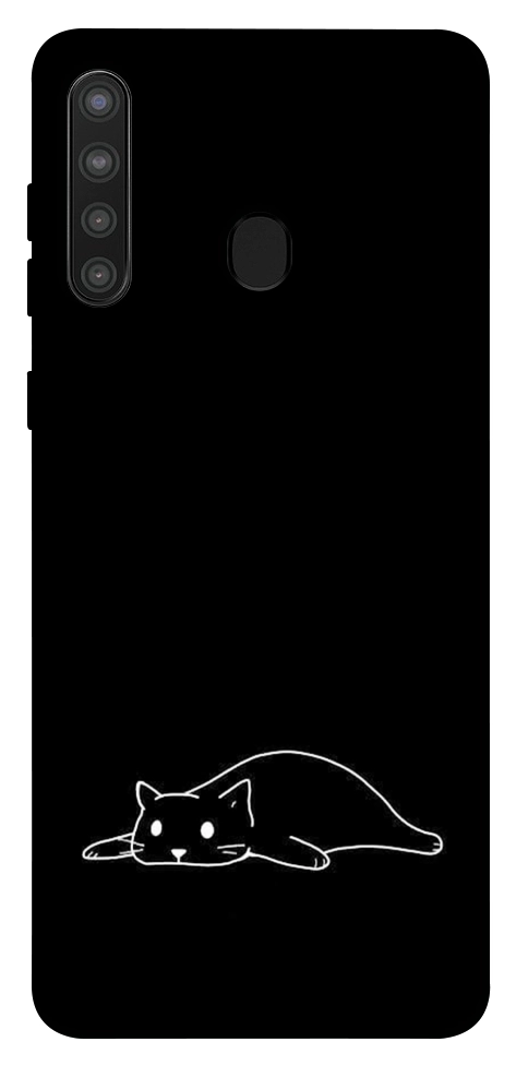 Чехол Lazy cat для Galaxy A21