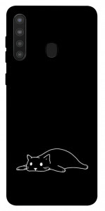 Чехол Lazy cat для Galaxy A21
