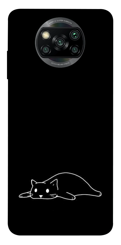 Чохол Lazy cat для Xiaomi Poco X3 NFC