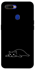 Чехол Lazy cat для Oppo A5s